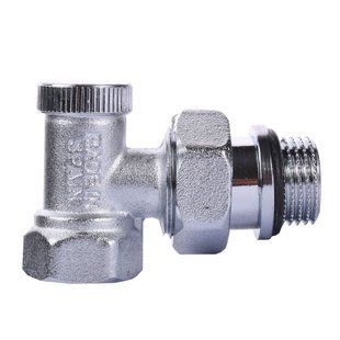 Кран радіаторний кутовий Arco 1/2&Prime; під ключ з ущільнювачем 507605