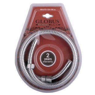 Шланг душовий Globus Lux NH-07D-120-150, Хром