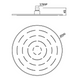 Верхний душ Jaquar Maze OHS-CHR-1633, Хром