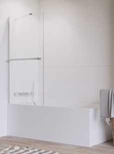 Шторка для ванны Radaway PNJ II 50 см с держателем стекло прозрачное 10001050-01-01W