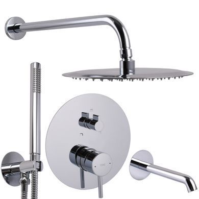 Душевая система скрытого монтажа Topaz Loft TLF 32115-H39-C - Душевые системы Topaz Душевая система скрытого монтажа Topaz Loft TLF 32115-H39-C, Хром