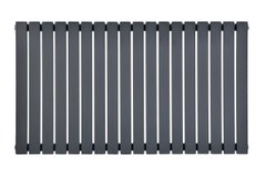 Горизонтальный дизайнерский радиатор отопления Arttidesign Terni G 18/600 серый матовый, Серый