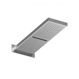 Верхний душ Paffoni Cascade Rettangolare 53x16 см steel ZSOF099ST, Нержавеющая сталь