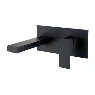 Смеситель для умывальника скрытого монтажа Wezer PRO10-02-BLACK, нержавеющая сталь, черный, Черный матовый