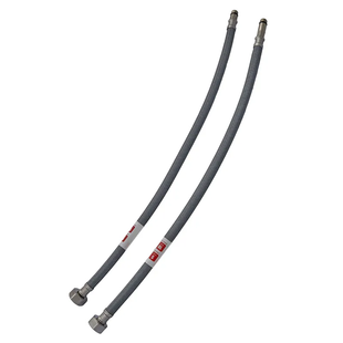 Гибкая подводка Zerix ZHN-02-F1/2"xM10-120 (нейлоновая оплетка, гайки нерж) (пара) ZX5161