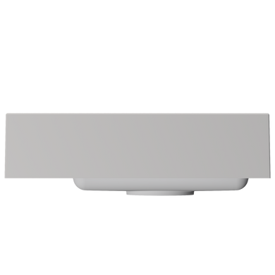 Раковина глянцева накладна Amidicon Mini 45 450x250 з литого каменю MINI_45_HL, Білий