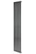 Дизайнерський вертикальний радіатор опалення Arttidesign Livorno 5/1800 сірий матовий, Антрацит