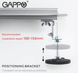 Душовий трап Gappo 900 мм із нержавіючої сталі під плитку (сатин) G89007-4