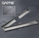 Душовий трап Gappo 900 мм із нержавіючої сталі під плитку (сатин) G89007-4