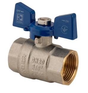 Кран шаровый Koer 3/4" ГГБ (KR.217.B) синий KR2720