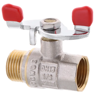 Кран кульовий Waterpro 1/2" ГШМ (сталева метелик) WP2907