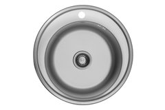 Кухонна мийка Kroner KRP Satin-510 (0,8 мм) CV022770, Satin