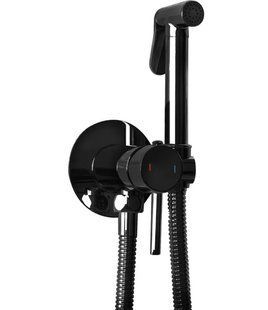 Набір гігієнічного душу Rea Loop black glossy REA-B5656, Чорний матовий