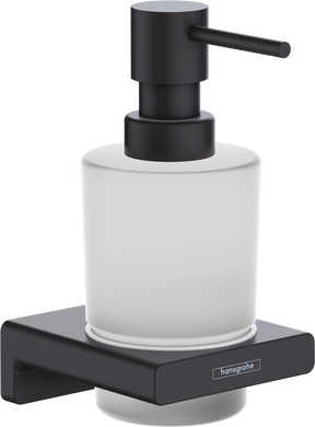 Дозатор жидкого мыла Hansgrohe AddStoris подвесной Matt Black 41745670, Черный матовый