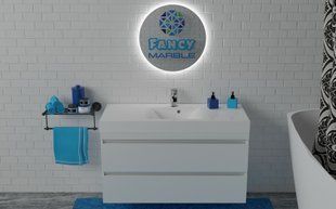 Тумба з умивальником Fancy Marble Barbados CL Б, Білий