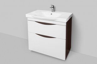 Тумба с умывальником AM.PM Like 80 см M80-FHX0802V-WC0802-38