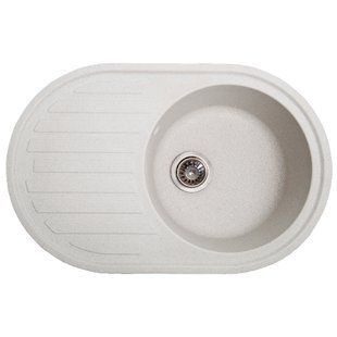 Кухонна мийка Romzha Elegancia 77 Biela RO48689, Білий