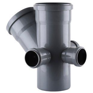 Крестовина VSplast 2пл перех 110х110х45&deg;+3(50х90&deg;) отвод слева, справа, сзади 000025631
