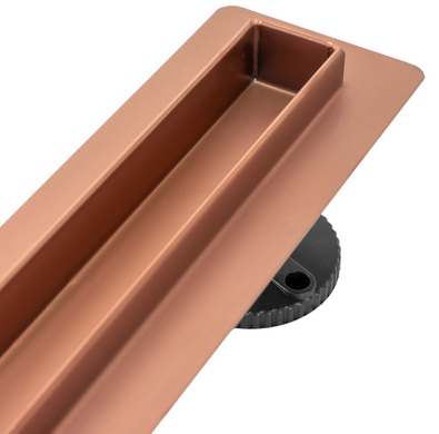 Душевой канал Rea Neo Slim Pro 80 см brushed copper REA-G0653