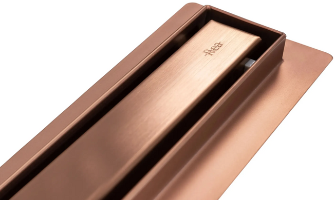 Душовий канал Rea Neo Slim Pro 80 см brushed copper REA-G0653