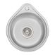 Кухонна мийка Lidz 4539 Satin 0,8 мм (LIDZ4539SAT8), Нержавіюча сталь
