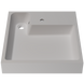 Раковина глянцевая над стиральной машиной Amidicon Breeze 60 600x600 з литого камня BREEZE_60_HL, Белый