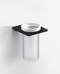 Склянка для зубних щіток Sonia S-Cube 169924, Чорний