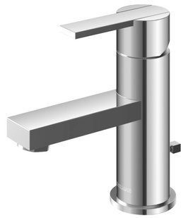 Смеситель для умывальника Kohlman Gixs chrome низкий QB100G, Хром