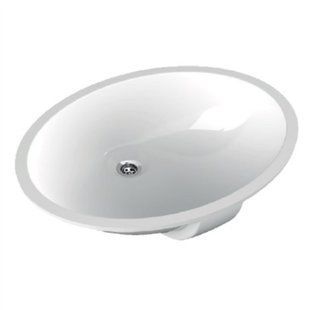 Умивальник врізний під стільницю Imprese овальний 38x47,5x18 см white c06900103OV, Білий