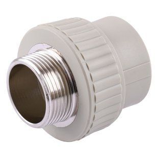 Муфта наружная резьба Vsplast PPR 25x3/4&Prime; xx 1005