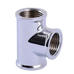 Трійник Solomon 1/2&Prime; ВВВ хром 8202