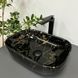 Умывальник VBI Ravenna marble black накладной VBI-011207, Черный
