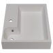 Раковина матовая над стиральной машиной Amidicon Breeze 50 600x500 з литого камня BREEZE_50_MAT, Белый матовый