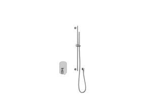 Душова система Kohlman Foxal chrome + BOX прихованого монтажу QW220FSP3, Хром