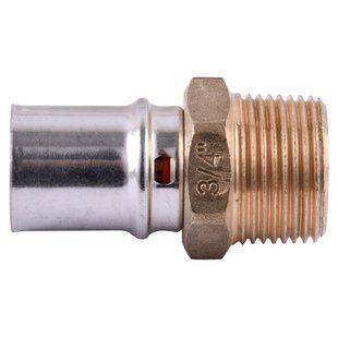 Муфта с наружной резьбой пресс APE AP 101 3/4&Prime;х20 000001713