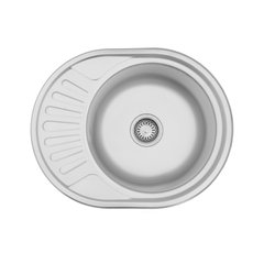 Кухонна мийка Kroner KRP Satin-5745 (0,6 мм) CV022773, Satin