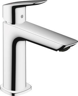 Смеситель для умывальника Hansgrohe Logis Fine 110 без донного клапана хром 71253000, Хром
