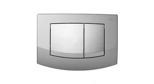 Клавіша змиву Tece TECEambia Matt Chrome/Bright Chrome Buttons 9240253, Хром матовый