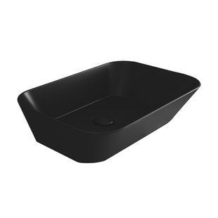 Умивальник Simas Wave 60 см Blak matt WA04NM, Чорний матовий