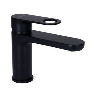 Смеситель для умывальника Qtap Jay QTJAY270BLM45545 Black matt, Черный матовый