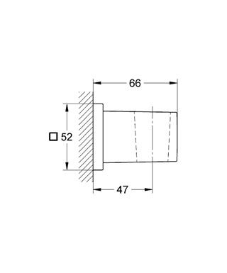 Держатель для душа Grohe Euphoria Cube 27693000, Хром