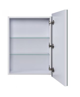 Зеркальный шкаф Мойдодыр для ванной комнаты ЗШ-55x70, Белый