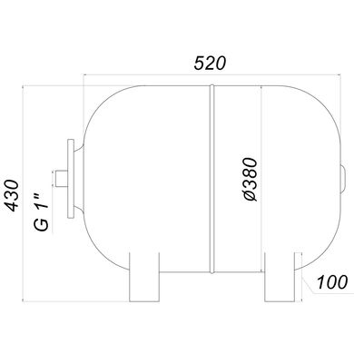 Гідроакумулятор 50л Zilmet Ultra-Pro 10bar (1100005005)