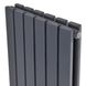 Горизонтальный дизайнерский радиатор отопления Arttidesign Terni II G 14/600 серый, Серый