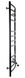 Электрический полотенцесушитель Unio LDE ER 1200-500-12 BLK Лесенка Дуга Элит черный, Черный матовый, Правое, Механический