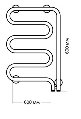 Электрический полотенцесушитель Instal Project Spina SPIE-60/60C01