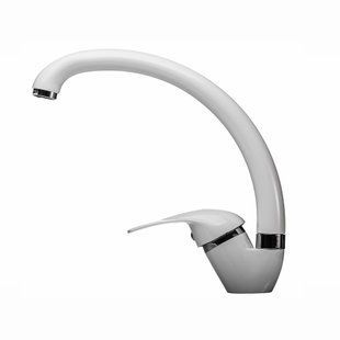 Смеситель для кухни EcoMix GEZ-White-103S, Белый