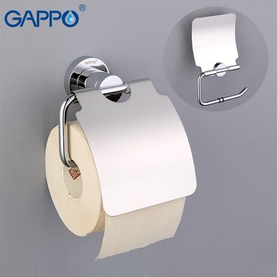 Держатель для туалетной бумаги Gappo G1803, хром, Хром