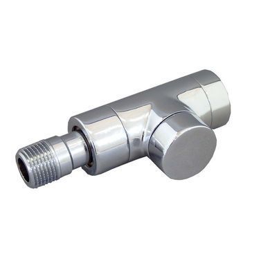 Вентиль проходной Oventrop Combi E на обратную подводку хром (R1/2"ВР х R1/2"НР) (1167052), Хром