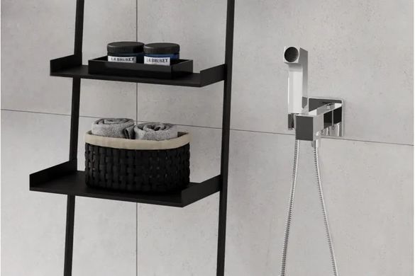 Набір гігієнічного душу (запірний вентиль) Hansgrohe E EcoSmart+ на змішану воду MattWhite 29233700, Білий матовий